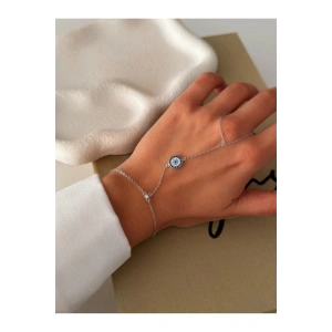 İthal Özel Seri Nazar Boncuk Taşlı Şahmeran