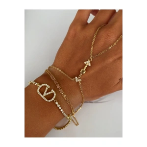 İthal Seri Özel Üretim Taşlı Şahmeran Ok Detaylı