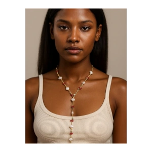 Y Kolye Tam Tur Uzun Kirazlı Model