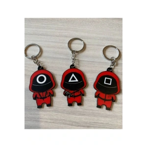 Squid Game 3D Anahtarlık 3’lü Set