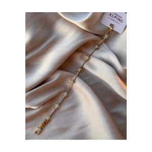 Xuping Özel Seri Taşlı Yıldız Model Künye Bileklik