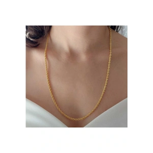 Çelik Halat Burgu Kalın Zincir 60cm