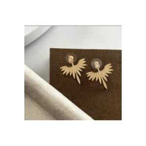 VIP Özel Seri Taşlı Küpe Gold
