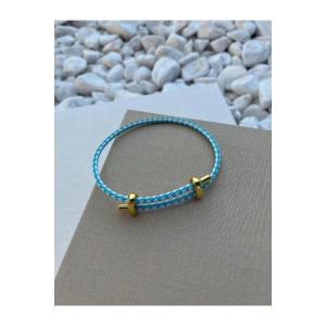 İp Bileklik Ayarlanabilir Model Mavi