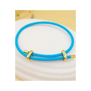 İp Bileklik Ayarlanabilir Model Mavi Renkli