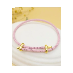 İp Bileklik Ayarlanabilir Model Pudra Renk