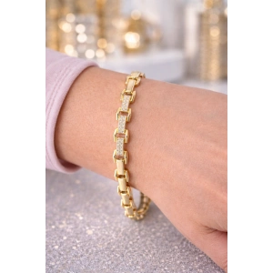 Xuping 14K Kaplama Gold Renk Taşlı Bileklik