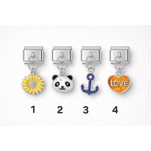 Nomi Charm Ucu Paslanmaz Çelik