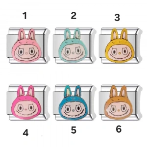 Nomi Charm Tavşan Figürlü Renkli Charm Ucu