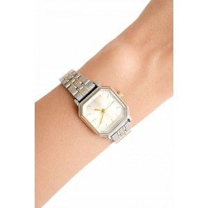 Çift Renkli Klasik Lüks Kadın Kol Saati