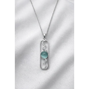 Gümüş Renkli Çelik Su Terazi Kolyesi