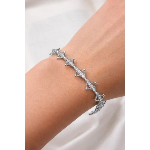 Xuping Taşlı VIP Serisi Bileklik Gümüş Renkli