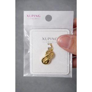 Xuping Modern Düğüm Sonsuzluk Kolye Ucu 14K Kaplama