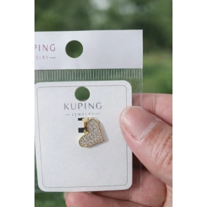 Xuping 14K Kaplama Kalp Model Taşlı Kolye Ucu