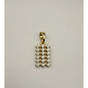 Xuping 14K Kaplama Taşlı Kolye Ucu