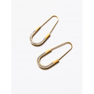 Gold Renkli Çelik Çengeligne Küpe