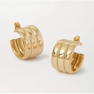 Gold Renkli Çoklu Görünüm Vip Küpe