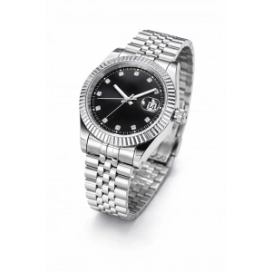 RLX Gümüş Renkli Tasarım Marka Kadın Saat