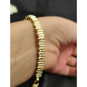 Xuping 14K Gold Kaplama Minimal Zincir Bileklik