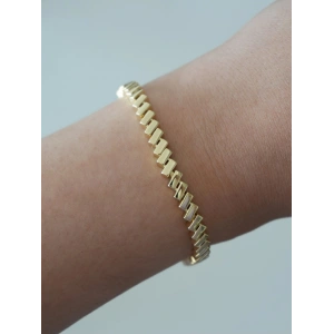 Xuping 14K Gold Kaplama Modern Zincir Bileklik