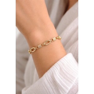 Xuping 14K Kaplama Modern Zincir Bileklik
