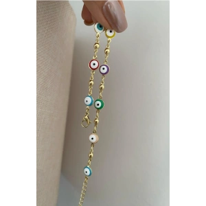 Xuping Nazar Boncuğu Bileklik Renkli Künye