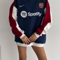 BARCELONA Unisex Şardonlu Sweatshirt
