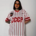 CCCP Baskılı Unisex Oversize Tshirt