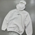 Fermuarlı Çift Kapüşonlu Unisex Oversize Hoodie