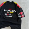 HONDA FORMULA 1 BASKI UNISEX TSHIRT (SİYAH)