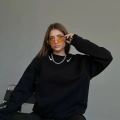 NK Nakışlı 3 İplik Unisex Sweatshirt