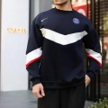 PSG Baskılı 3 İplik Unisex Sweatshirt (LACİVERT)