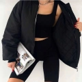 Unisex Kapitoneli Bomber Ceket