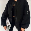 Unisex Kapitoneli Bomber Ceket