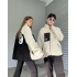 SEKİZ Unisex Oversize Peluş Ceket