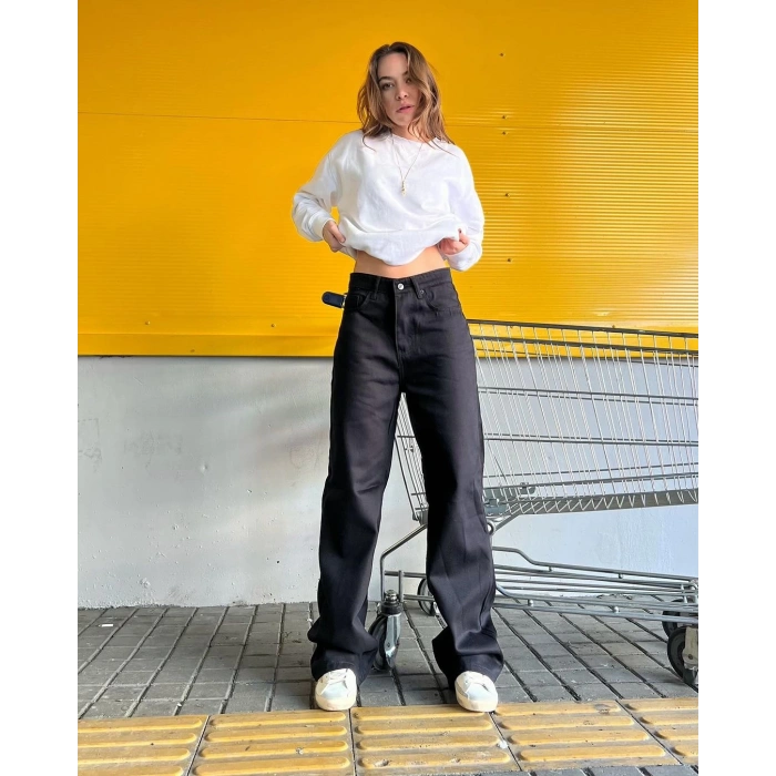 STREET WEAR BASKI RELAXED FİT JEAN