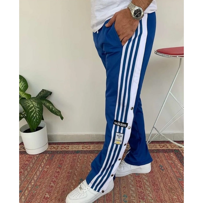 ADİDAS Çıtçıtlı Unisex Eşofman (MAVİ)