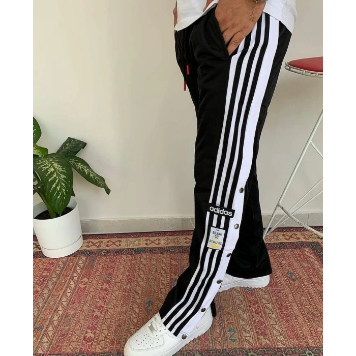 ADİDAS Çıtçıtlı Unisex Eşofman (SİYAH)