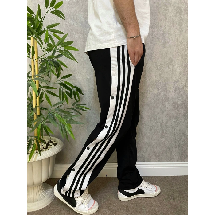 ADİDAS Çıtçıtlı Unisex Eşofman (SİYAH)