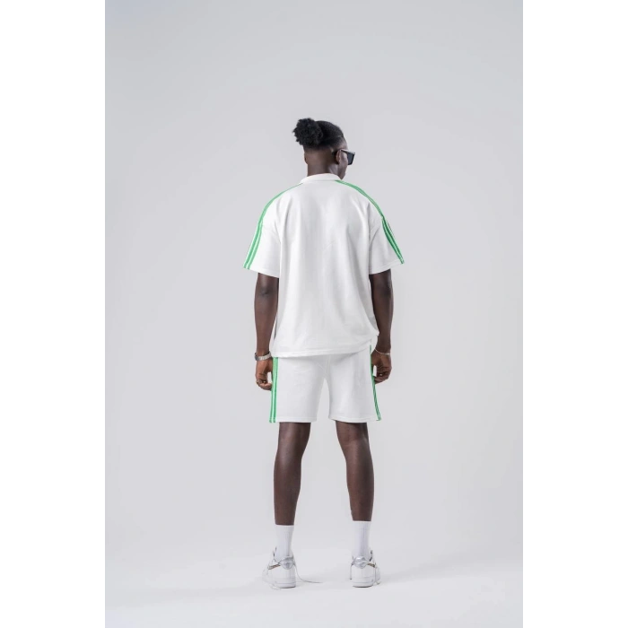 ADS ŞERİTLİ UNISEX ŞORT TAKIM