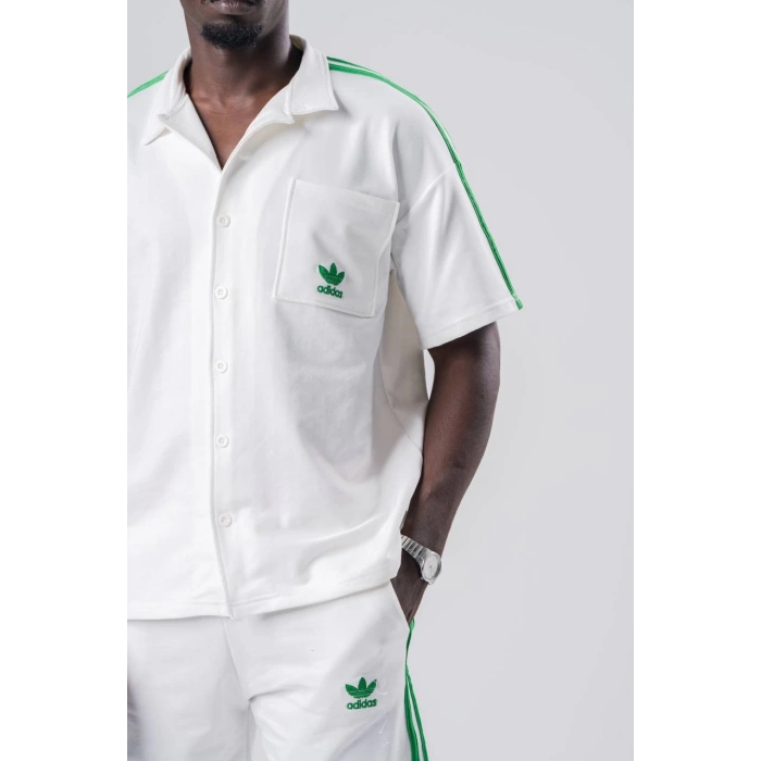 ADS ŞERİTLİ UNISEX ŞORT TAKIM