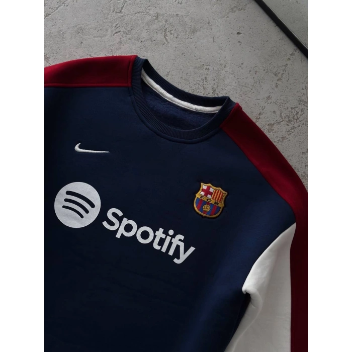 BARCELONA Unisex Şardonlu Sweatshirt