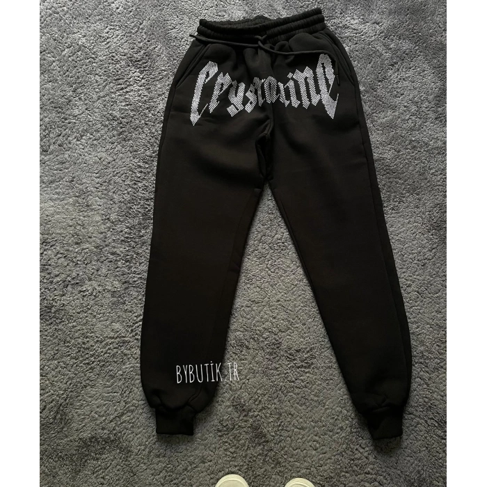 CRY Taş Baskı 2 İplik Unisex Eşofman Altı