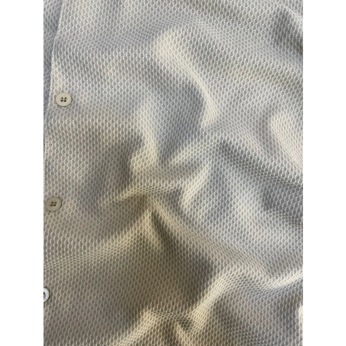 Krem Örme Slim Gömlek