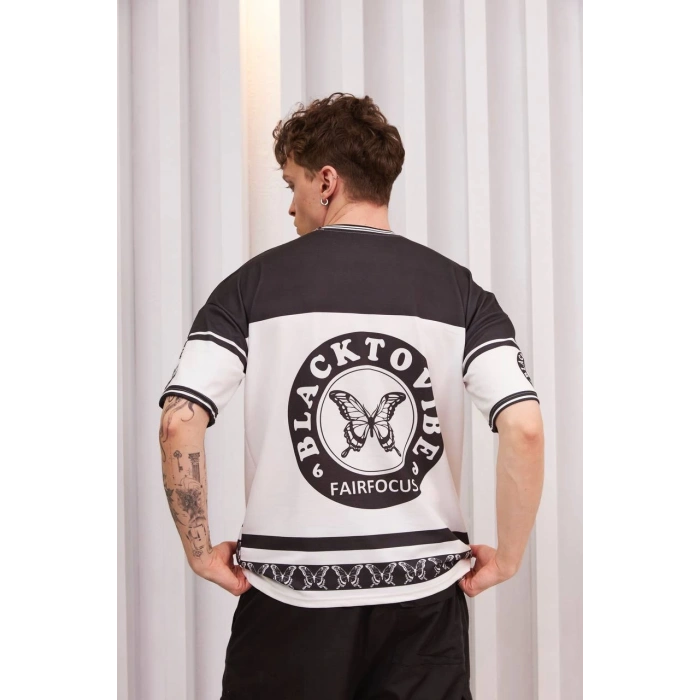FAIRFOCUS UNISEX OVERSIZE TSHIRT(SİYAH)