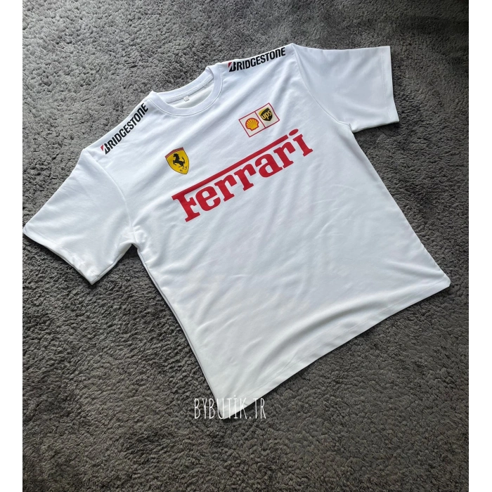 FRR SIRT BASKI UNISEX OVERSİZE TSHIRT (BEYAZ)