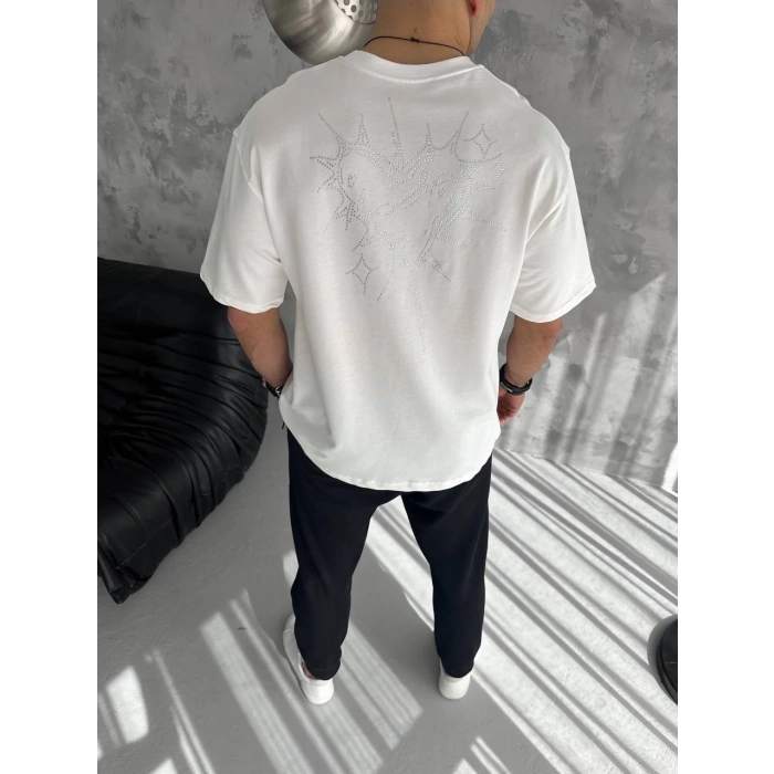 HEART SIRT TAŞ BASKI UNISEX TSHIRT