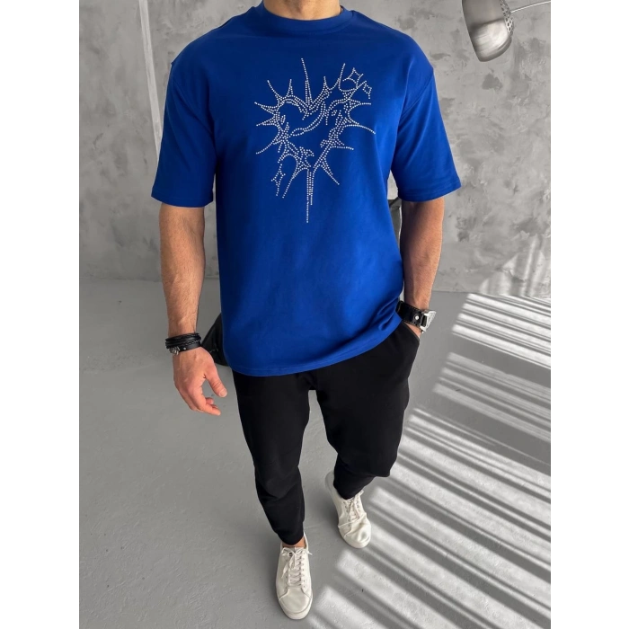 HEART SIRT TAŞ BASKI UNISEX TSHIRT