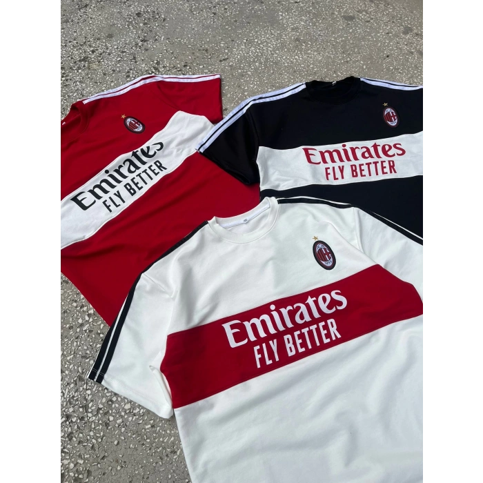 MILAN UNISEX OVERSIZE TSHIRT (KIRMIZI)