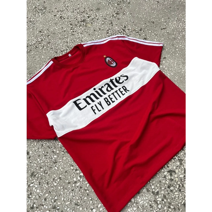 MILAN UNISEX OVERSIZE TSHIRT (KIRMIZI)